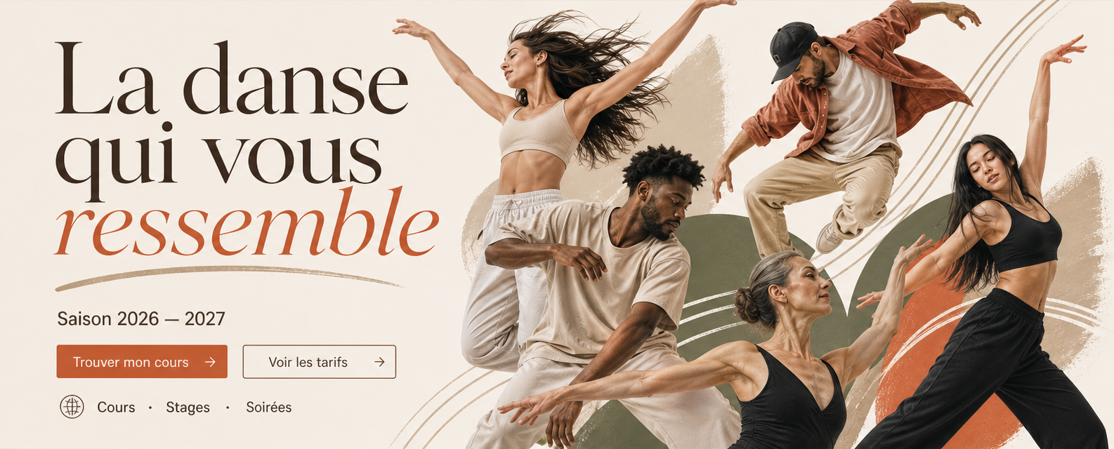 La danse qui vous ressemble — saison 2026-2027, cours, stages et soirées au Bourgoin Dance Center